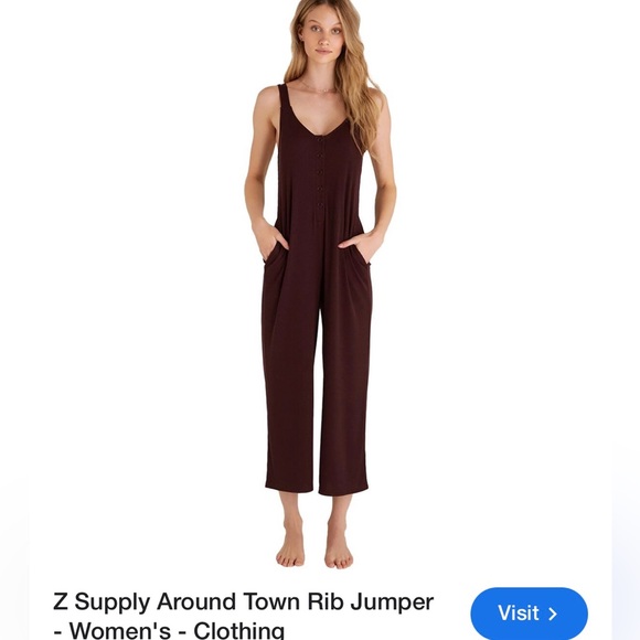 Z Supply Black Jumpsuit Size XS. Excellent Condition - Picture 3 of 5